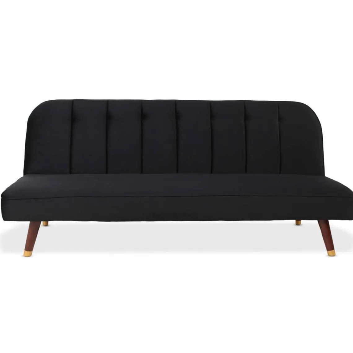 3S. x Home Canapé convertible clic-clac Olympia Velours Noir Online