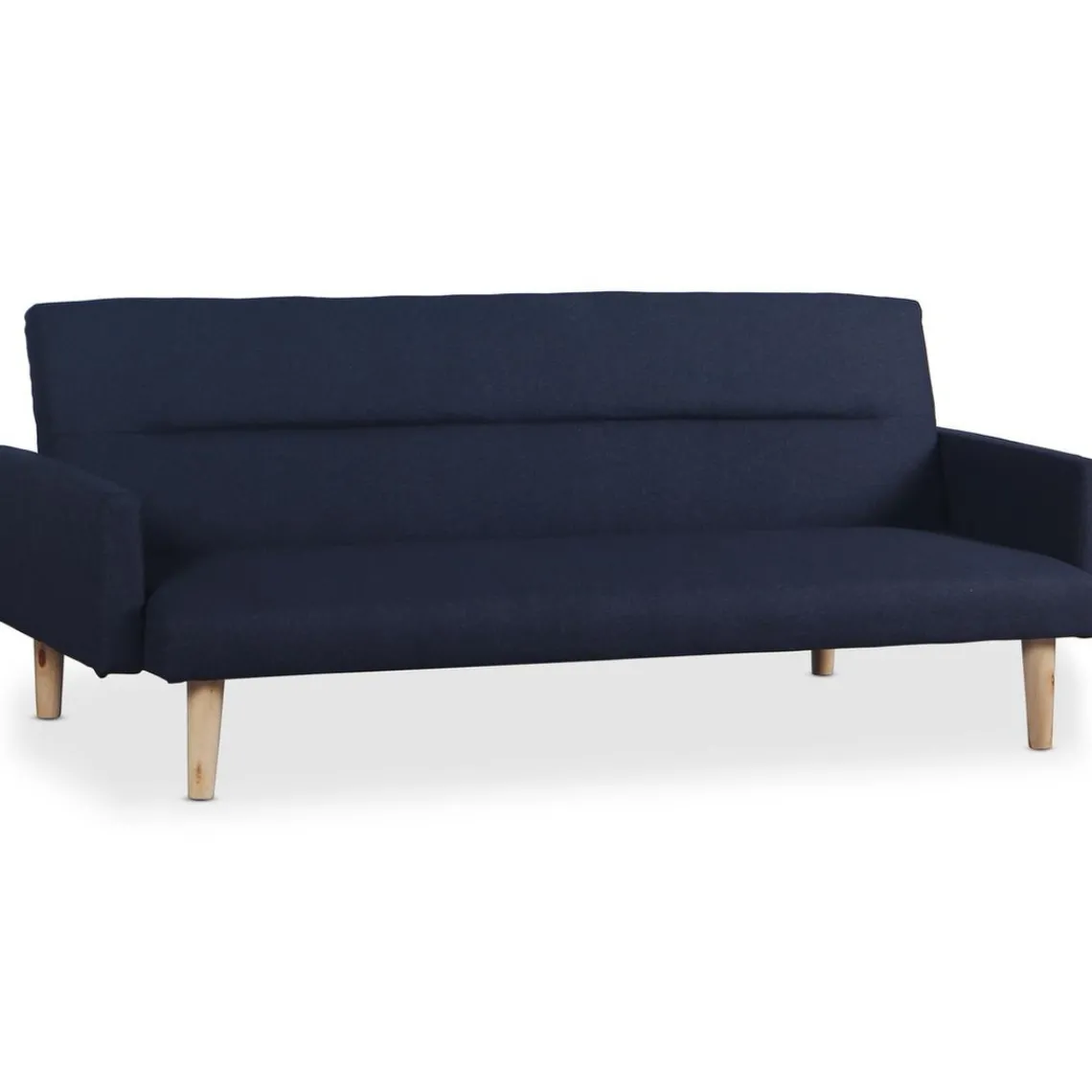 3S. x Home Canapé Convertible Clic-Clac BERTO 3 Places Tissu Noir Online