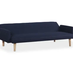 3S. x Home Canapé Convertible Clic-Clac BERTO 3 Places Tissu Noir Online