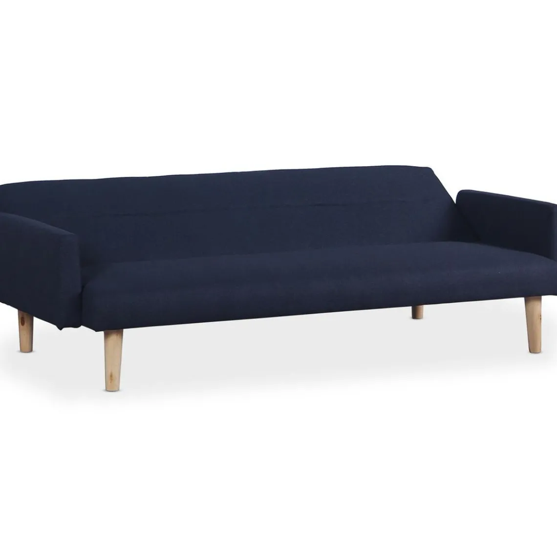 3S. x Home Canapé Convertible Clic-Clac BERTO 3 Places Tissu Noir Online