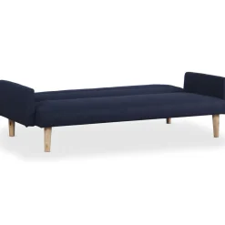 3S. x Home Canapé Convertible Clic-Clac BERTO 3 Places Tissu Noir Online