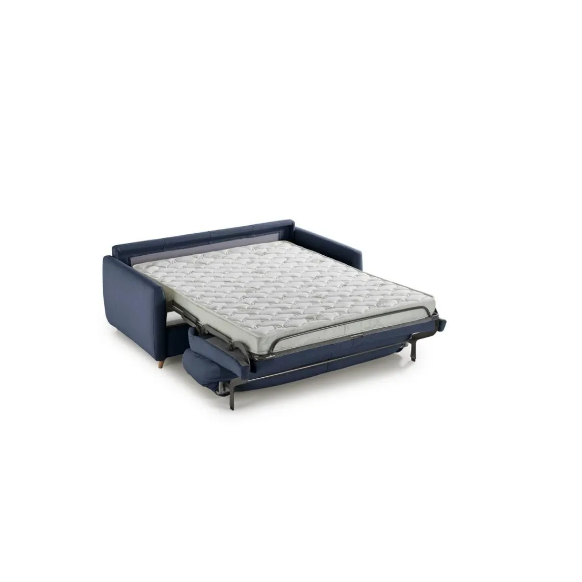 3S. x Home Canapé convertible express Nuit 3 places GIACOMO Bleu Outlet
