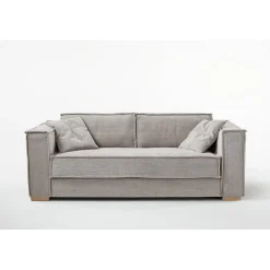 3S. x Home Canapé convertible express 3 places ISABELLA Gris clair Clearance