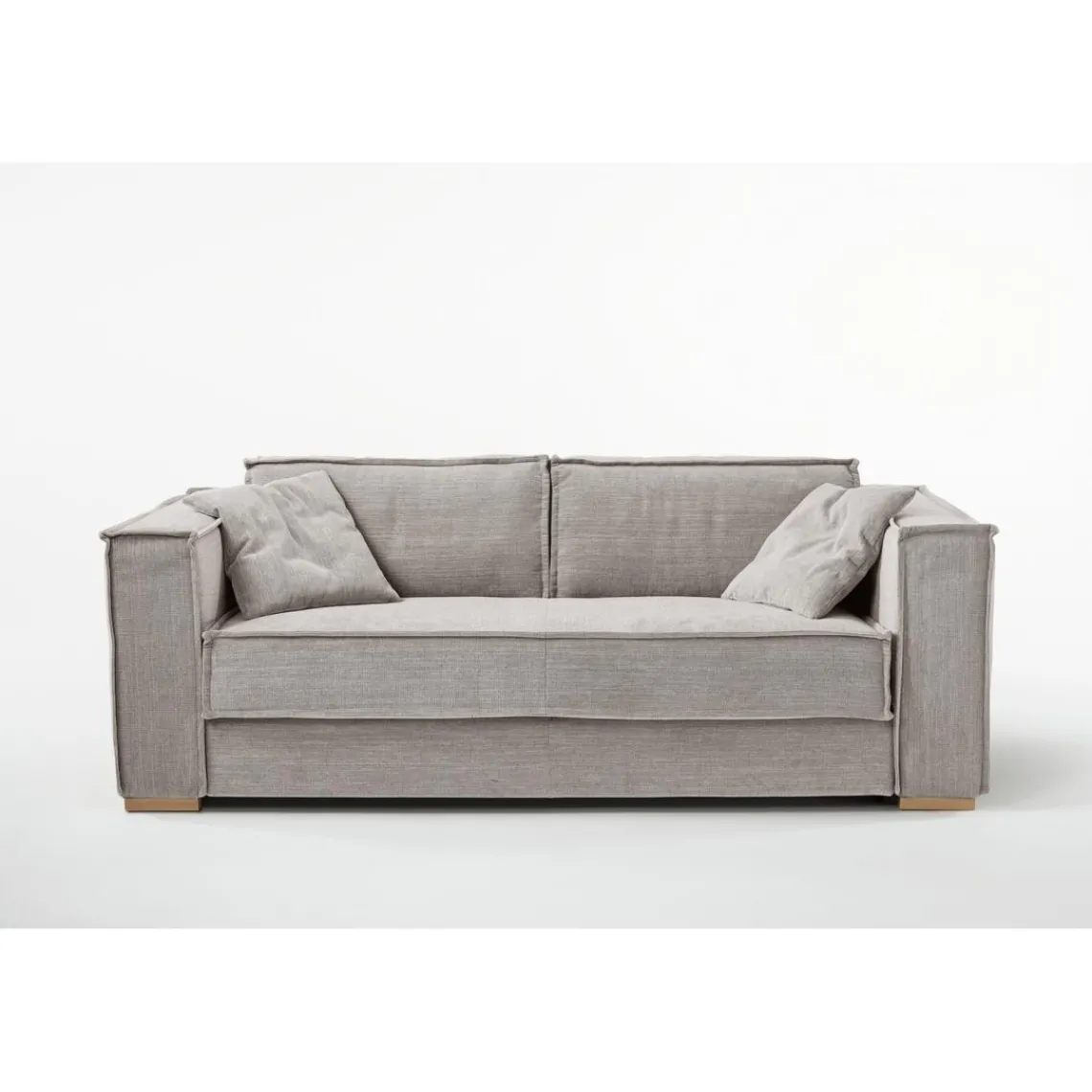 3S. x Home Canapé convertible express 3 places ISABELLA Gris clair Clearance