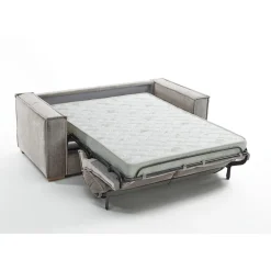 3S. x Home Canapé convertible express 3 places ISABELLA Gris clair Clearance
