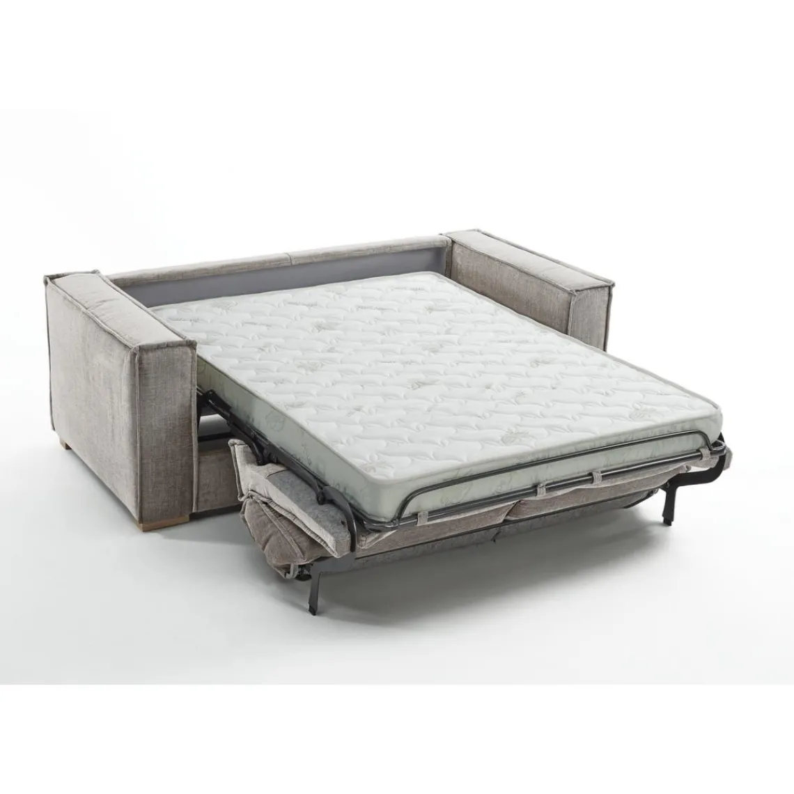 3S. x Home Canapé convertible express 3 places ISABELLA Gris clair Clearance