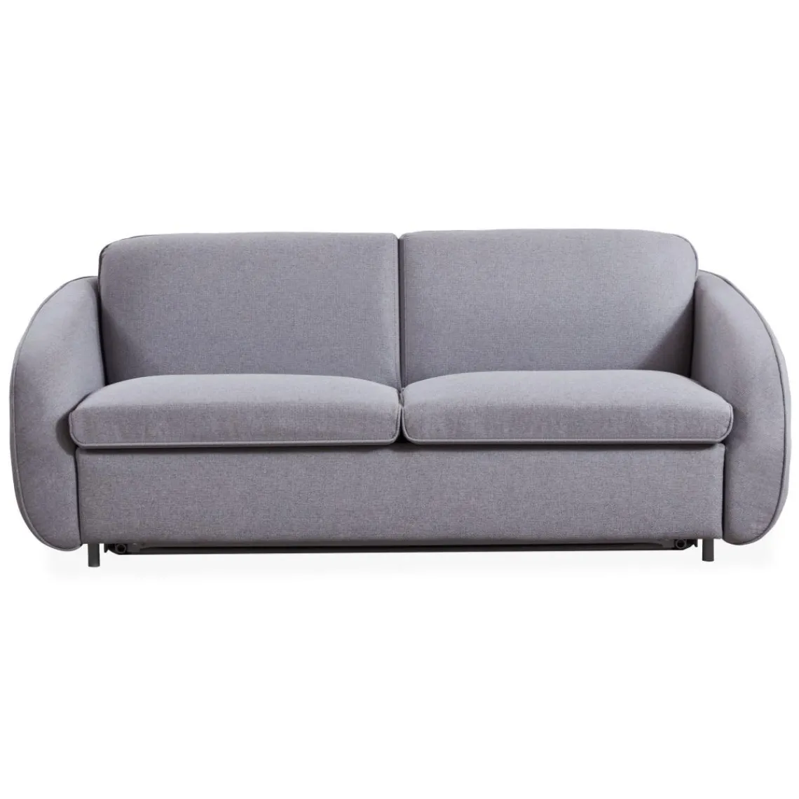 3S. x Home Canapé convertible express Naturali Tissu Gris clair New