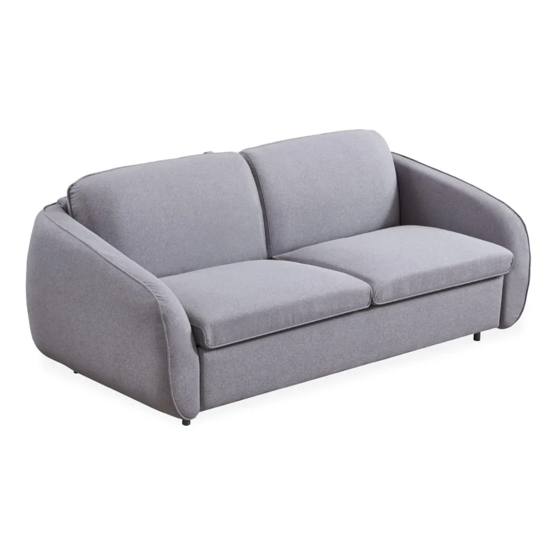 3S. x Home Canapé convertible express Naturali Tissu Gris clair New