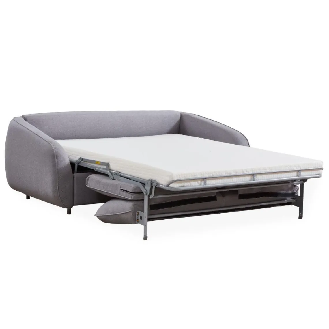 3S. x Home Canapé convertible express Naturali Tissu Gris clair New