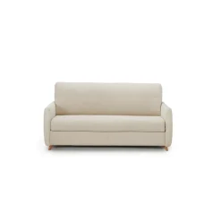 3S. x Home Canapé convertible express Clair 3 places GIACOMO Beige Hot