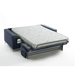 3S. x Home Canapé convertible express 3 places CARLA Bleu New