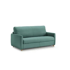 3S. x Home Canapé convertible express Canard 3 places GIACOMO Bleu Hot