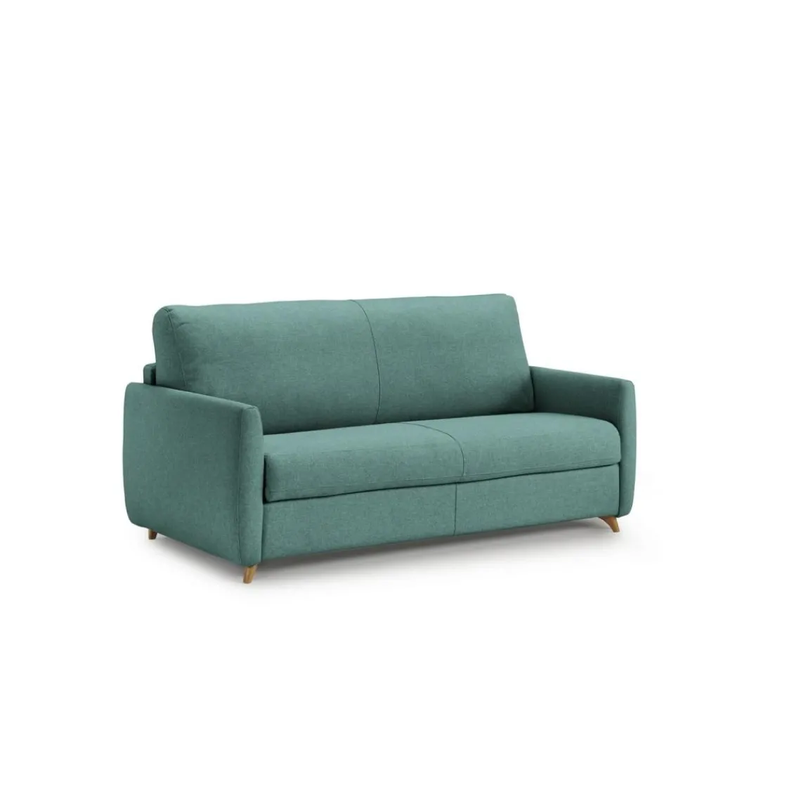 3S. x Home Canapé convertible express Canard 3 places GIACOMO Bleu Hot