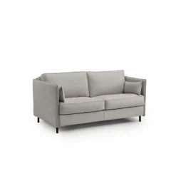 3S. x Home Canapé convertible express 3 places ELISA Gris clair Best