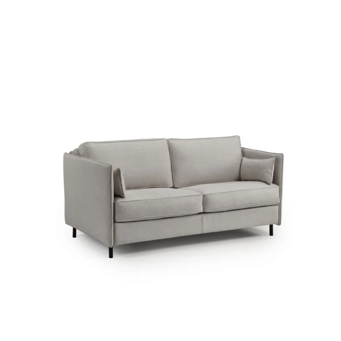 3S. x Home Canapé convertible express 3 places ELISA Gris clair Best