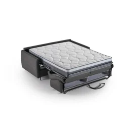 3S. x Home Canapé convertible express 3 places GIULIA Gris