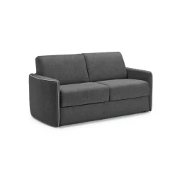 3S. x Home Canapé convertible express 3 places SOFIA Gris Discount