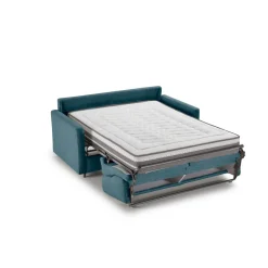 3S. x Home Canapé convertible express 3 places GIORGIA Bleu