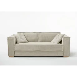 3S. x Home Canapé convertible express Clair 3 places ISABELLA Beige Clearance