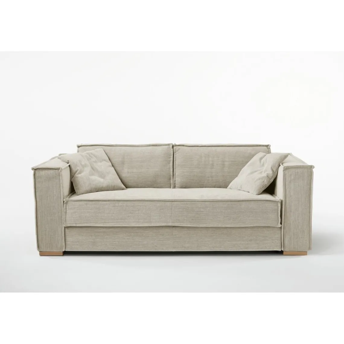 3S. x Home Canapé convertible express Clair 3 places ISABELLA Beige Clearance