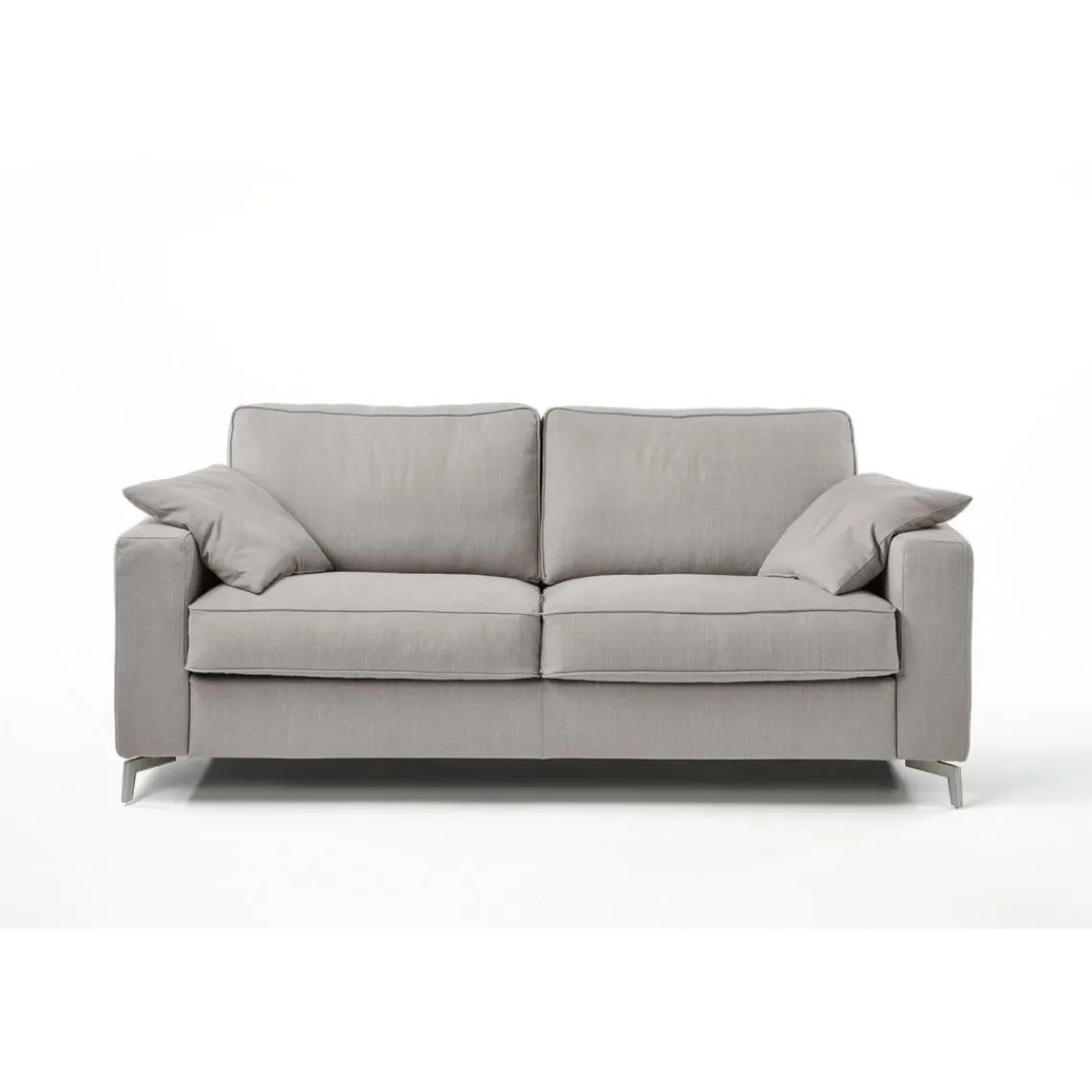 3S. x Home Canapé convertible express 3 places CARLA Gris clair Outlet