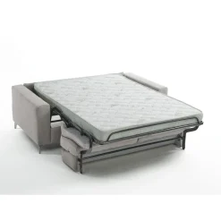 3S. x Home Canapé convertible express 3 places CARLA Gris clair Outlet