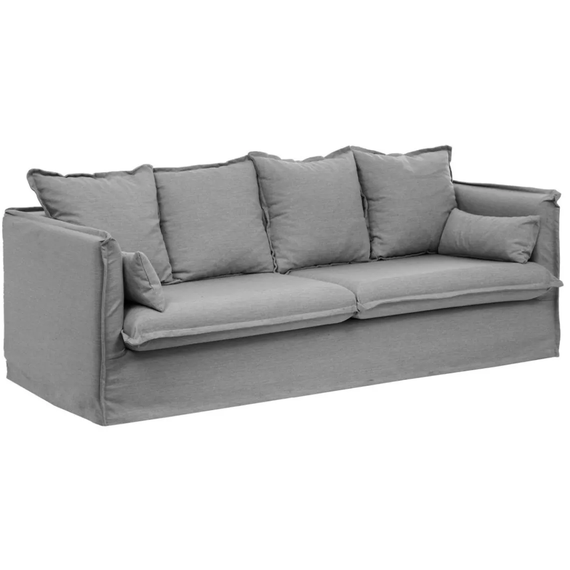 3S. x Home Canapé convertible Odilon 3 places gris clair Clearance