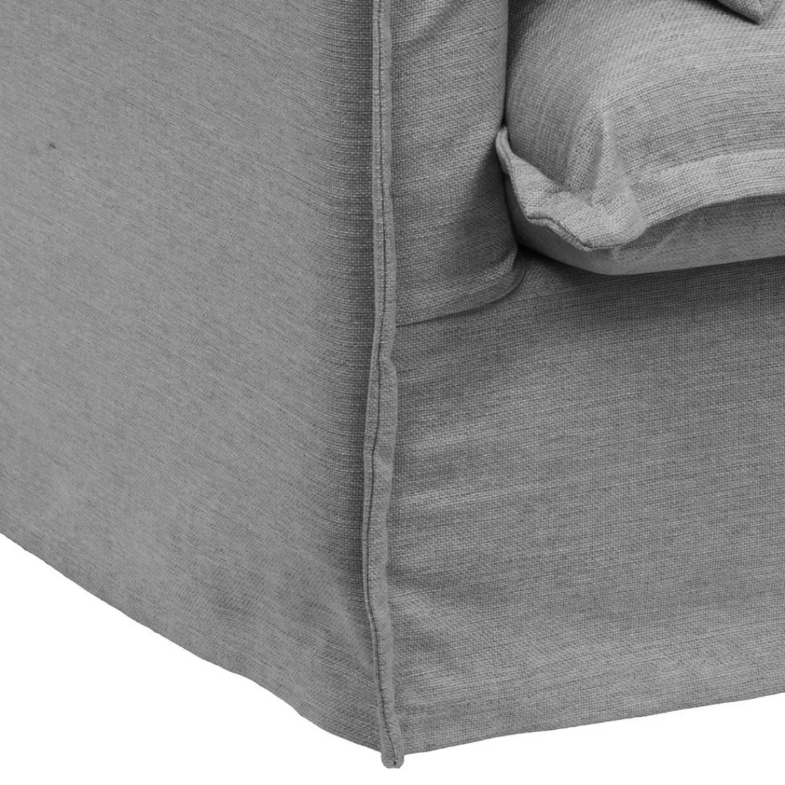 3S. x Home Canapé convertible Odilon 3 places gris clair Clearance