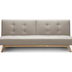 3S. x Home Canapé Convertible Tissu AZING Beige New