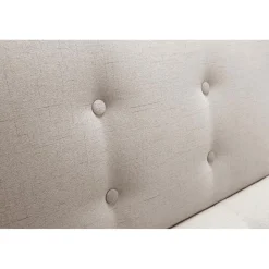 3S. x Home Canapé Convertible Tissu AZING Beige New