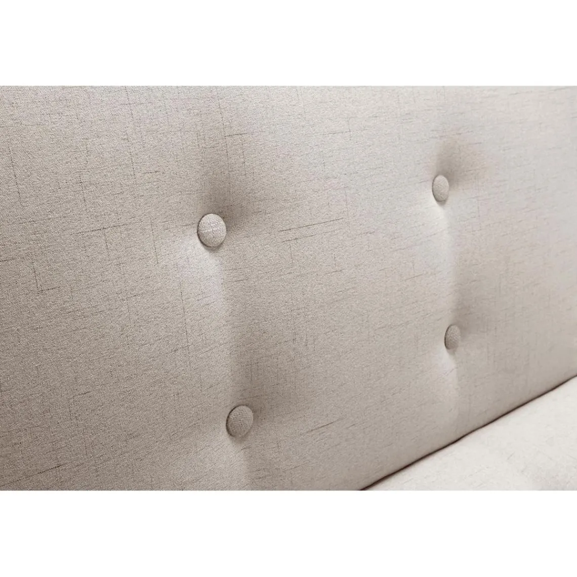 3S. x Home Canapé Convertible Tissu AZING Beige New