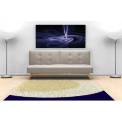 3S. x Home Canapé Convertible Tissu AZING Beige New