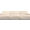 3S. x Home Canapé design modulable Hollywood Velours Beige Sale