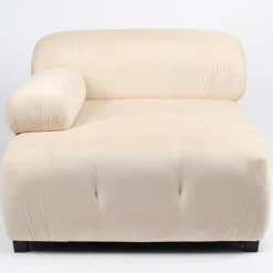 3S. x Home Canapé design modulable Hollywood Velours Beige Sale