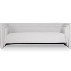 3S. x Home Canapé moderne 3 places style cubique Fredonia Tissu Gris Sale