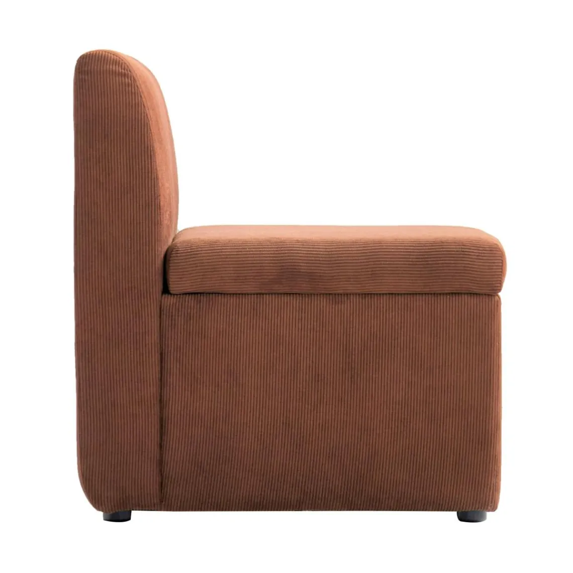 3S. x Home Canapé modulable VARDE design scandinave raffiné en velours avec mousse Clearance