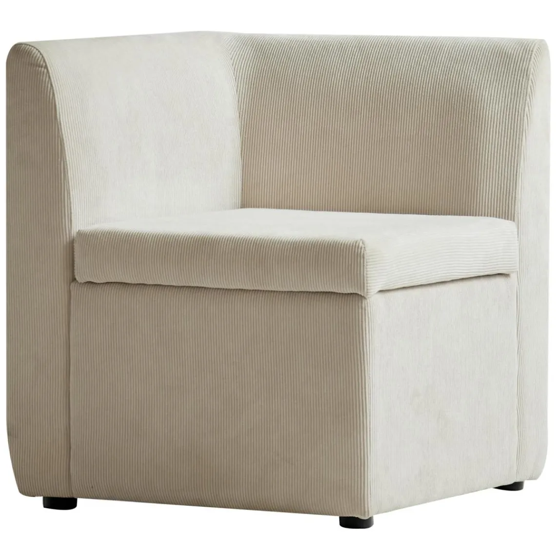 3S. x Home Canapé modulable VARDE design scandinave en velours côtelé avec mousse de densité supérie Sale