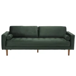 Macabane Canapé NOE 3 Places MADRID Vert Bouteille Best