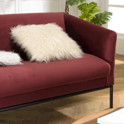 Macabane Canapé NOE 3 Places NEW YORK Bordeaux Hot