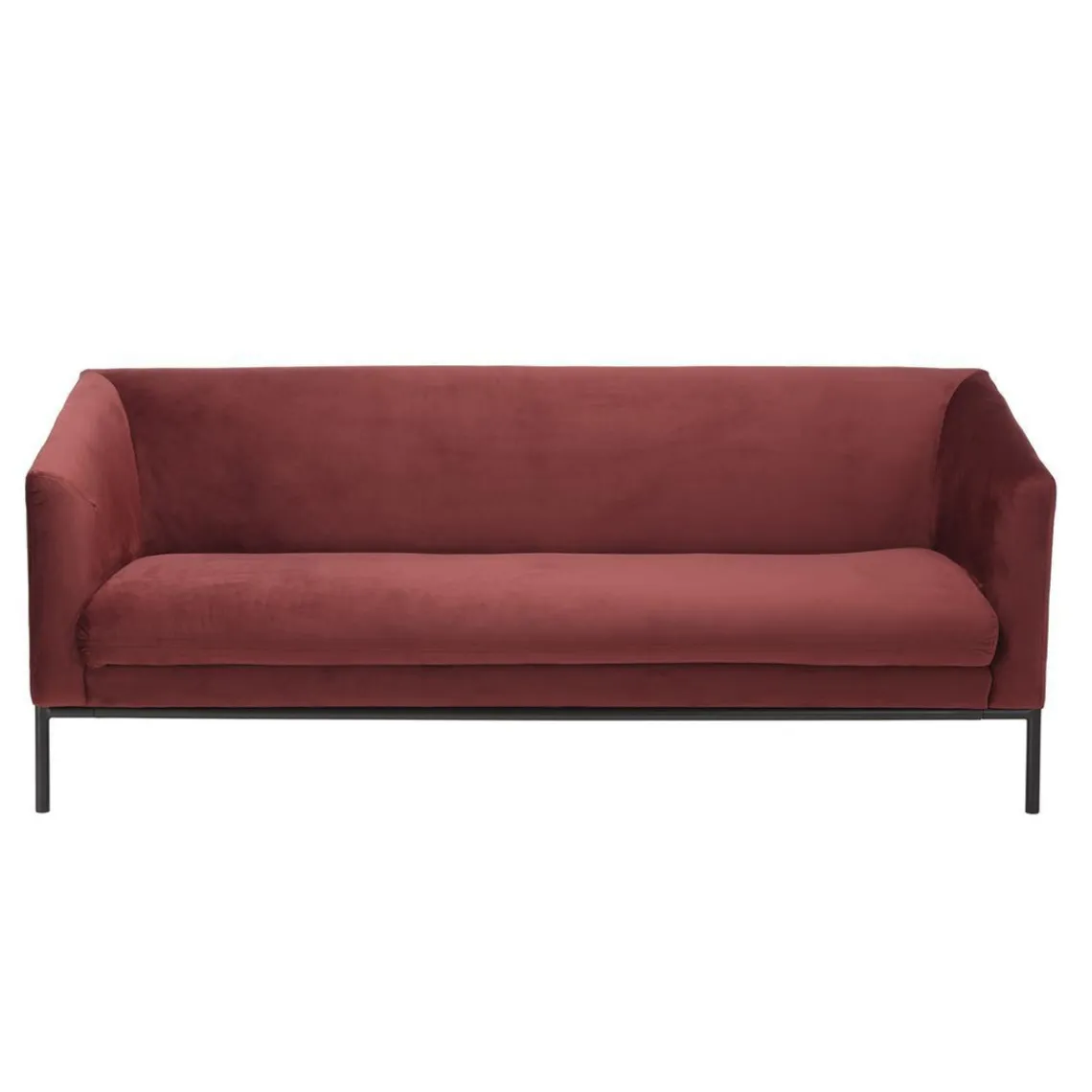 Macabane Canapé NOE 3 Places NEW YORK Bordeaux Hot