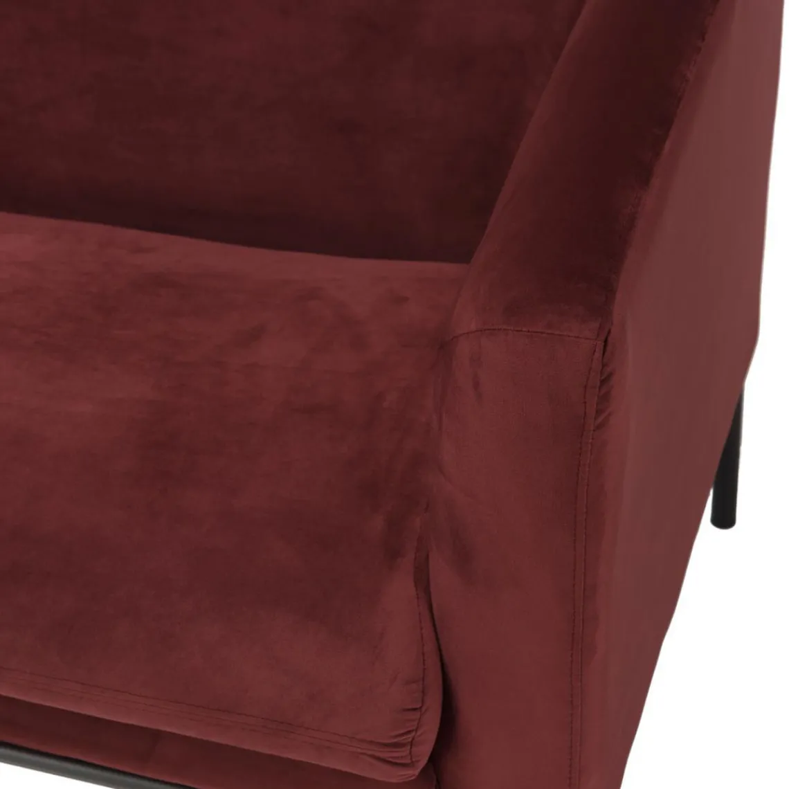 Macabane Canapé NOE 3 Places NEW YORK Bordeaux Hot