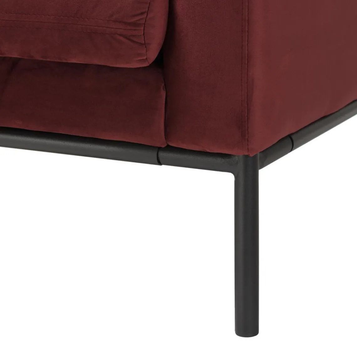 Macabane Canapé NOE 3 Places NEW YORK Bordeaux Hot