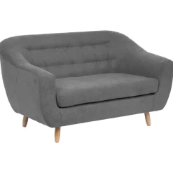 3S. x Home Canapé Retro, 2 places, gris