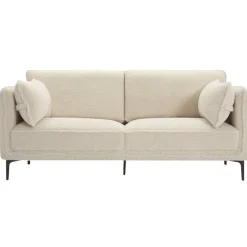 3S. x Home Canape 3 places en Metal blanc Outlet