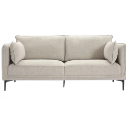 3S. x Home Canape 3 places en Metal gris