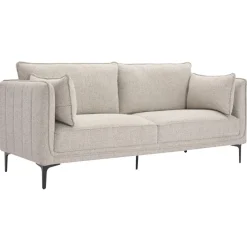 3S. x Home Canape 3 places en Metal gris