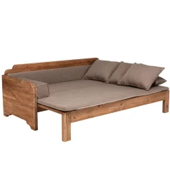 Macabane Canapé-lit bois Pin recyclé avec coussins Clearance