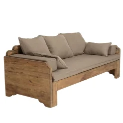Macabane Canapé-lit bois Pin recyclé avec coussins Clearance