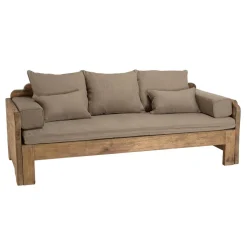 Macabane Canapé-lit bois Pin recyclé avec coussins Clearance