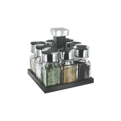 3S. x Home Carrousel Carre 8 pots couvercle plastique HALLIE New